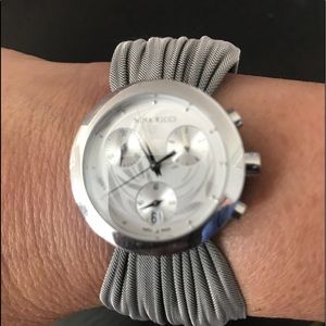 Nina Ricci Silver Steel Bracelet Women's Watch.